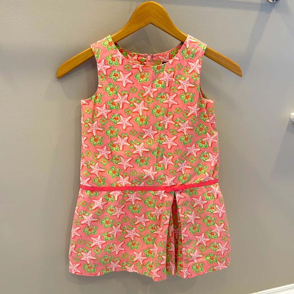 Little Girls SZ 5 Vineyard Vines Pink Starfish Sundress